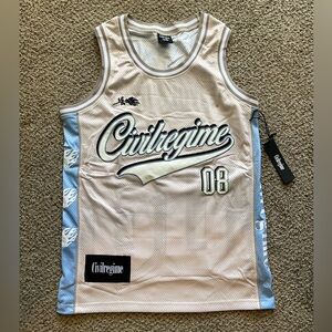 Men's Beige and Blue Civil Regime Jersey